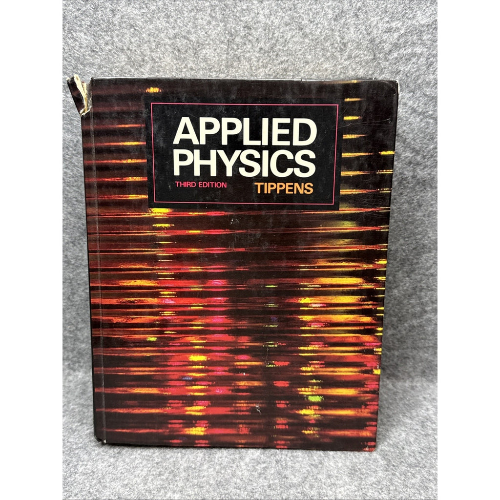 Applied Physics Third Edition by Tippens Hardcover English Science Textbook