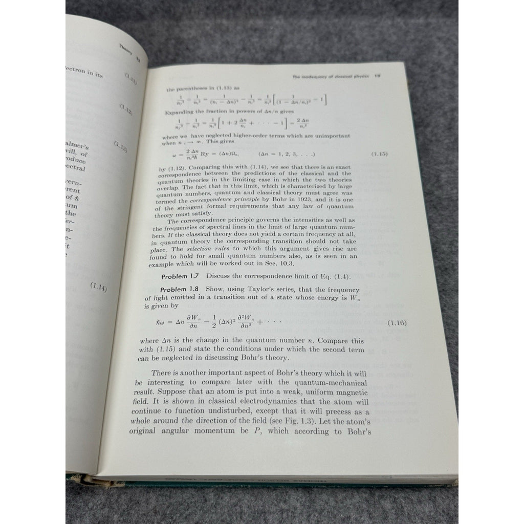 Introduction to the Quantum Theory David Park 1964 McGraw Hill Hardcover Physics