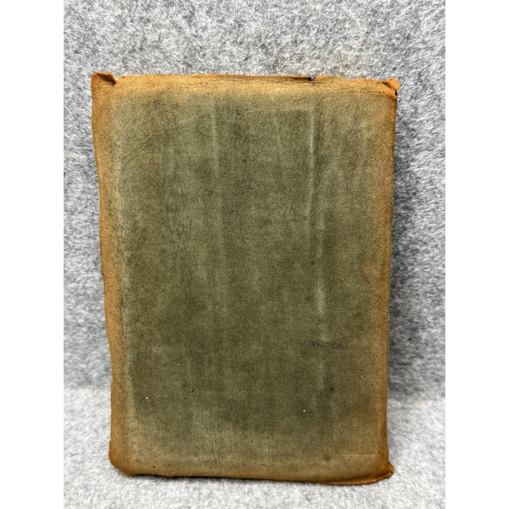Antique c1900 Tennyson’s Poems Alfred Tennyson Hurst Suede Binding