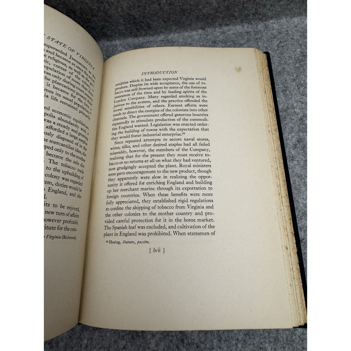 1940 The Present State of Virginia and the College Hartwell Blair HC