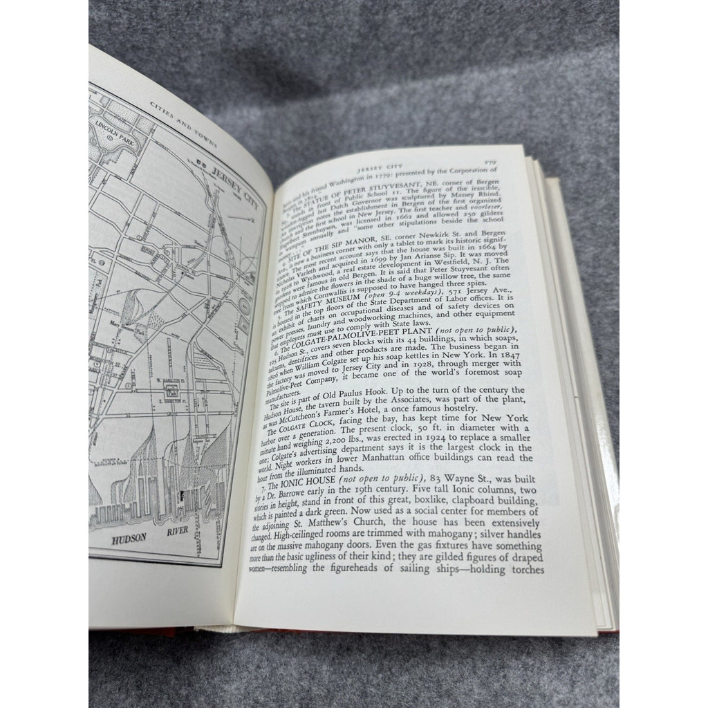 WPA Guide to 1930s New Jersey HC DJ 1986 Rutgers Reprint NEW NOS 735 pp