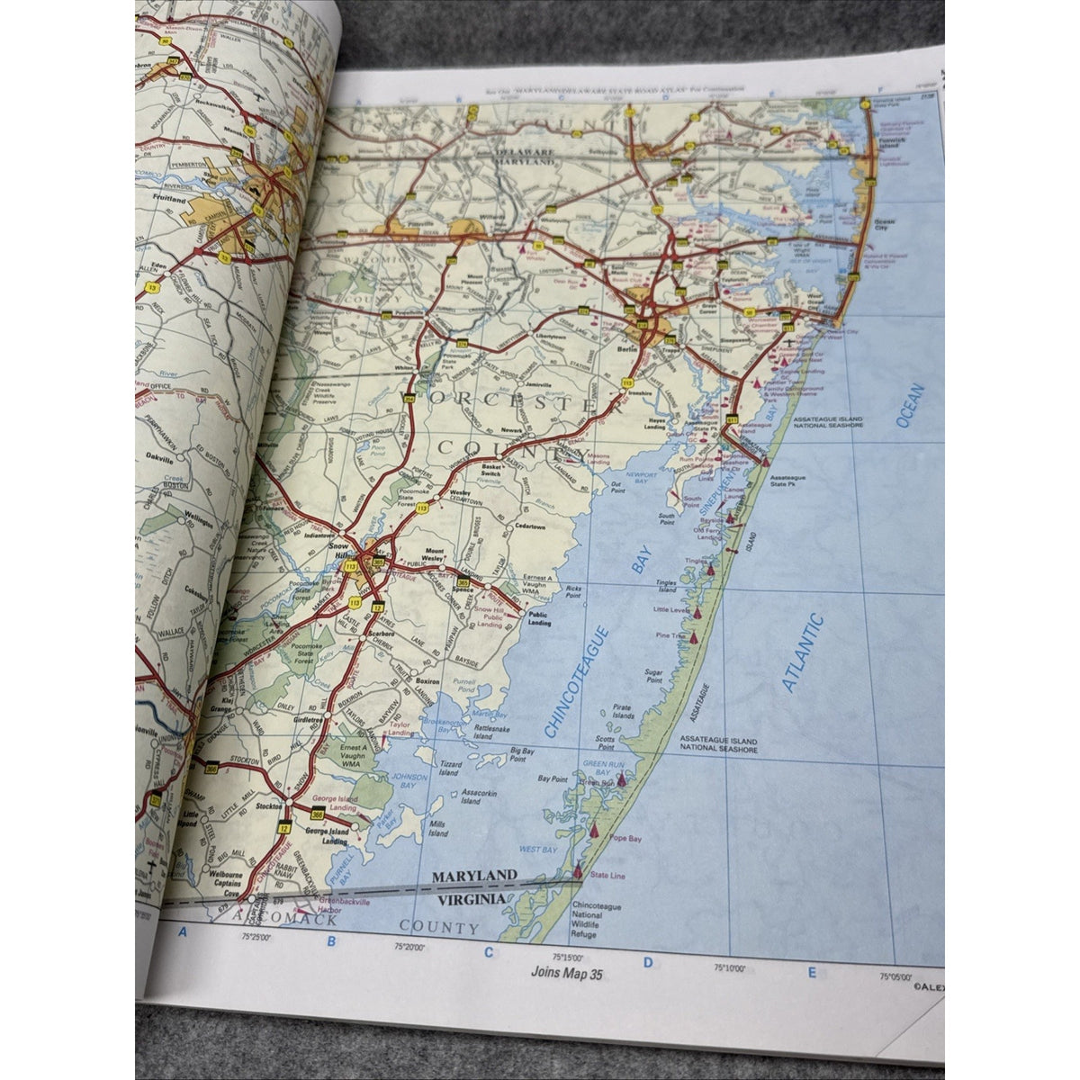 Virginia State Road Atlas by American Map (2008, Book, Other)