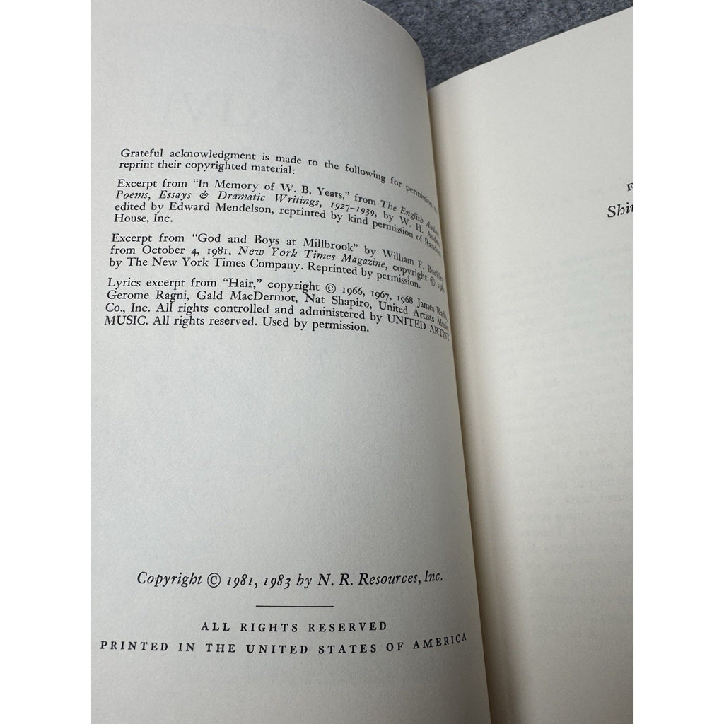 Overdrive William F Buckley Jr 1983 Book Club HC DJ Political Memoir Photos