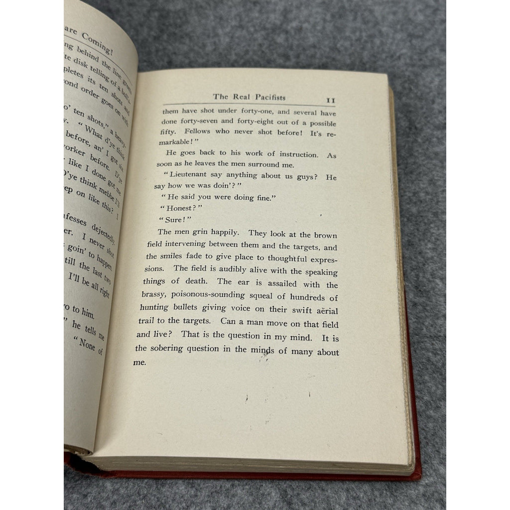 The Yanks Are Coming 1918 First Edition WWI Pictorial Hardcover McNutt