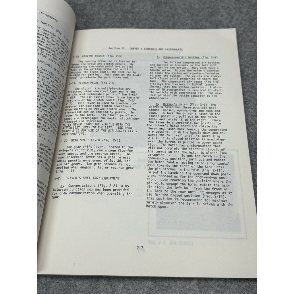 Scarce US Army T-62 Soviet Tank Training Publication 519th MI Battalion