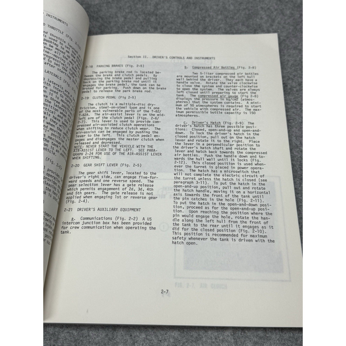 Scarce US Army T-62 Soviet Tank Training Publication 519th MI Battalion