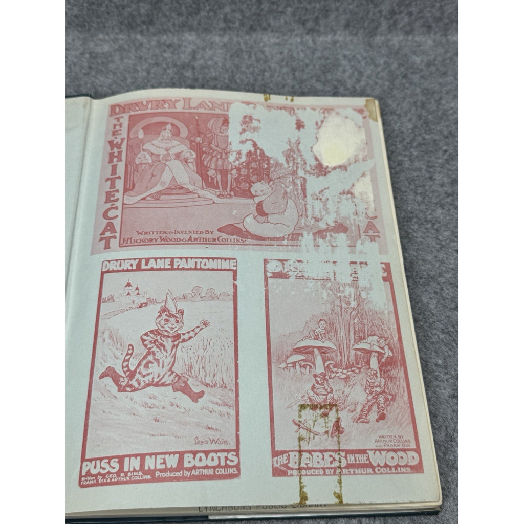 1973 Pantomime A Story in Pictures Mander Mitchenson First US Edition HC DJ