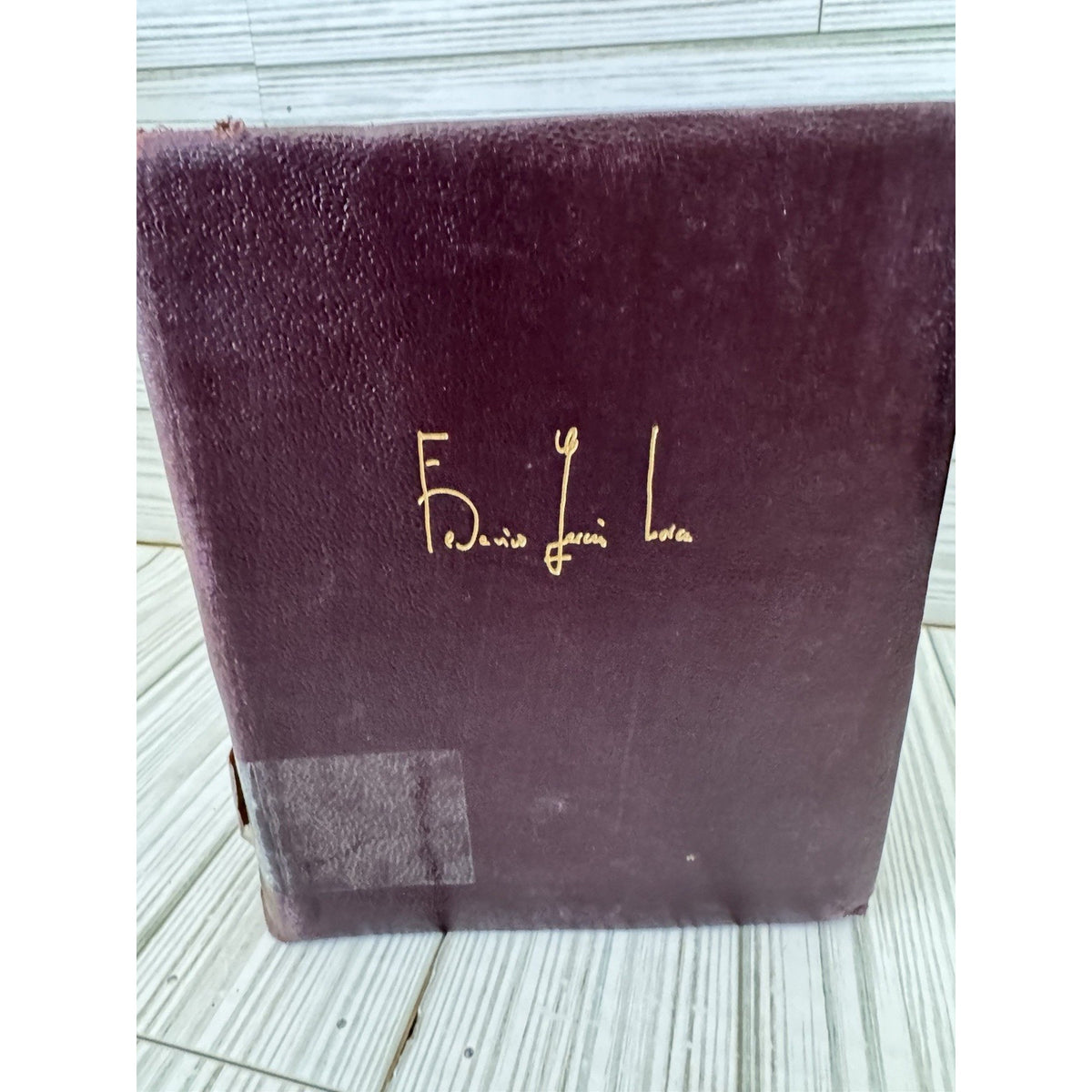 Federico Garcia Lorca Obras Completas 1960 Aguilar Leather Flex Binding Spanish