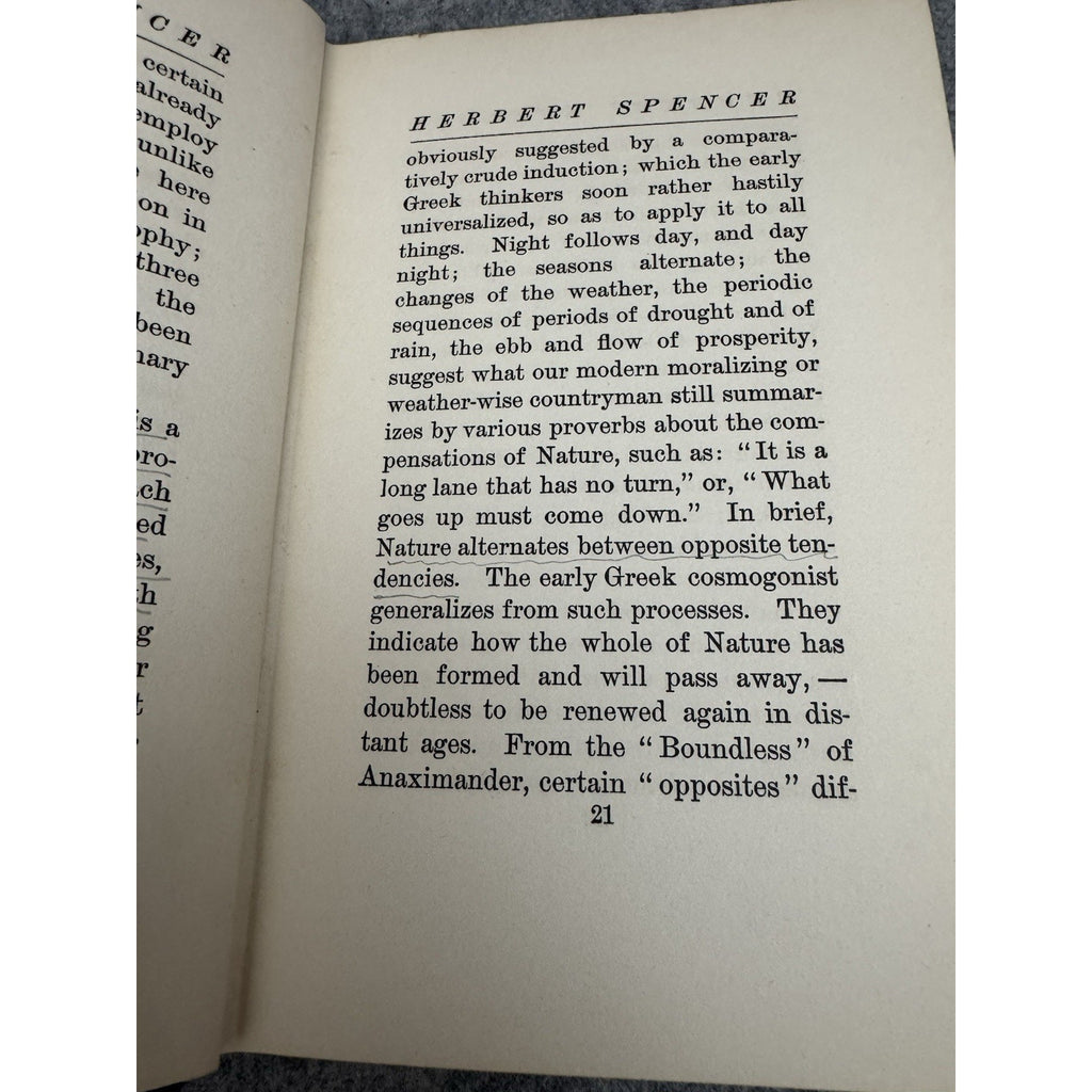 1904 Herbert Spencer An Estimate and Review Josiah Royce Philosophy HC