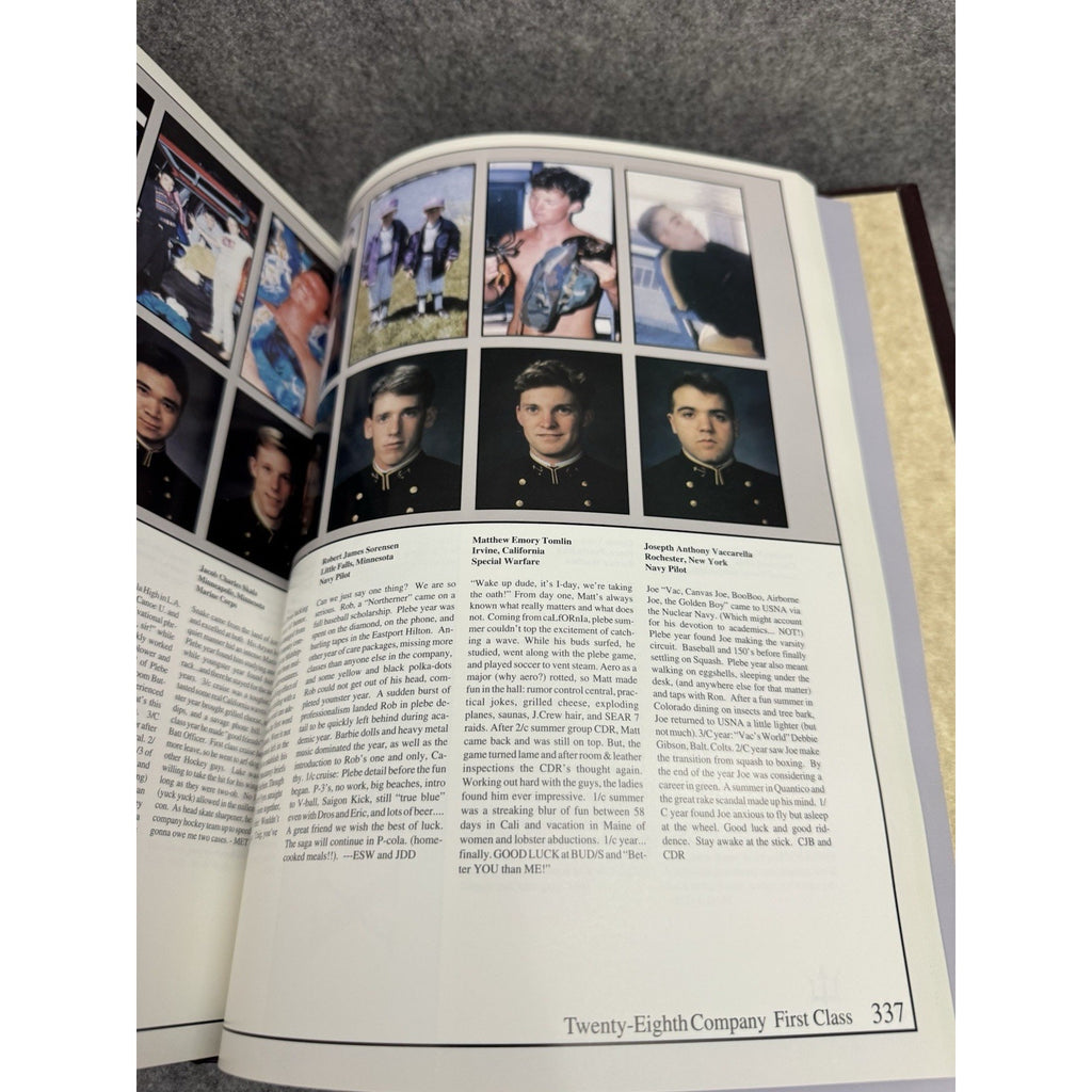 1992 Lucky Bag United States Naval Academy 2 Vol Set HC
