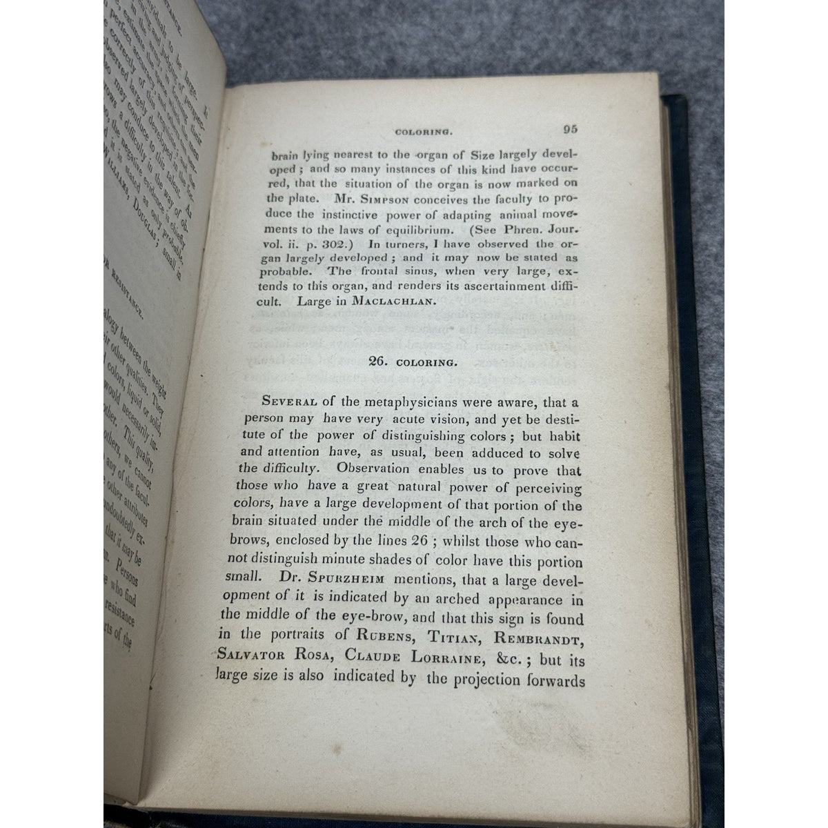 1834 Elements of Phrenology George Combe 2nd American Ed Pseudoscience