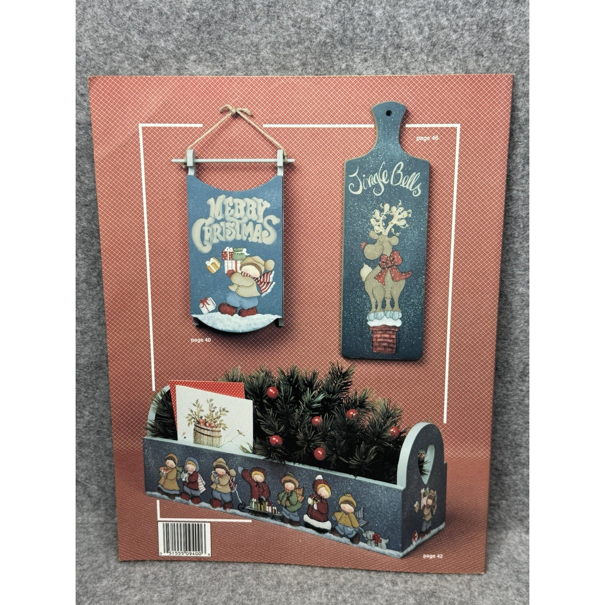 1992 Pat Olson’s Christmas Classics Tole Painting Patterns Holiday Craft Book