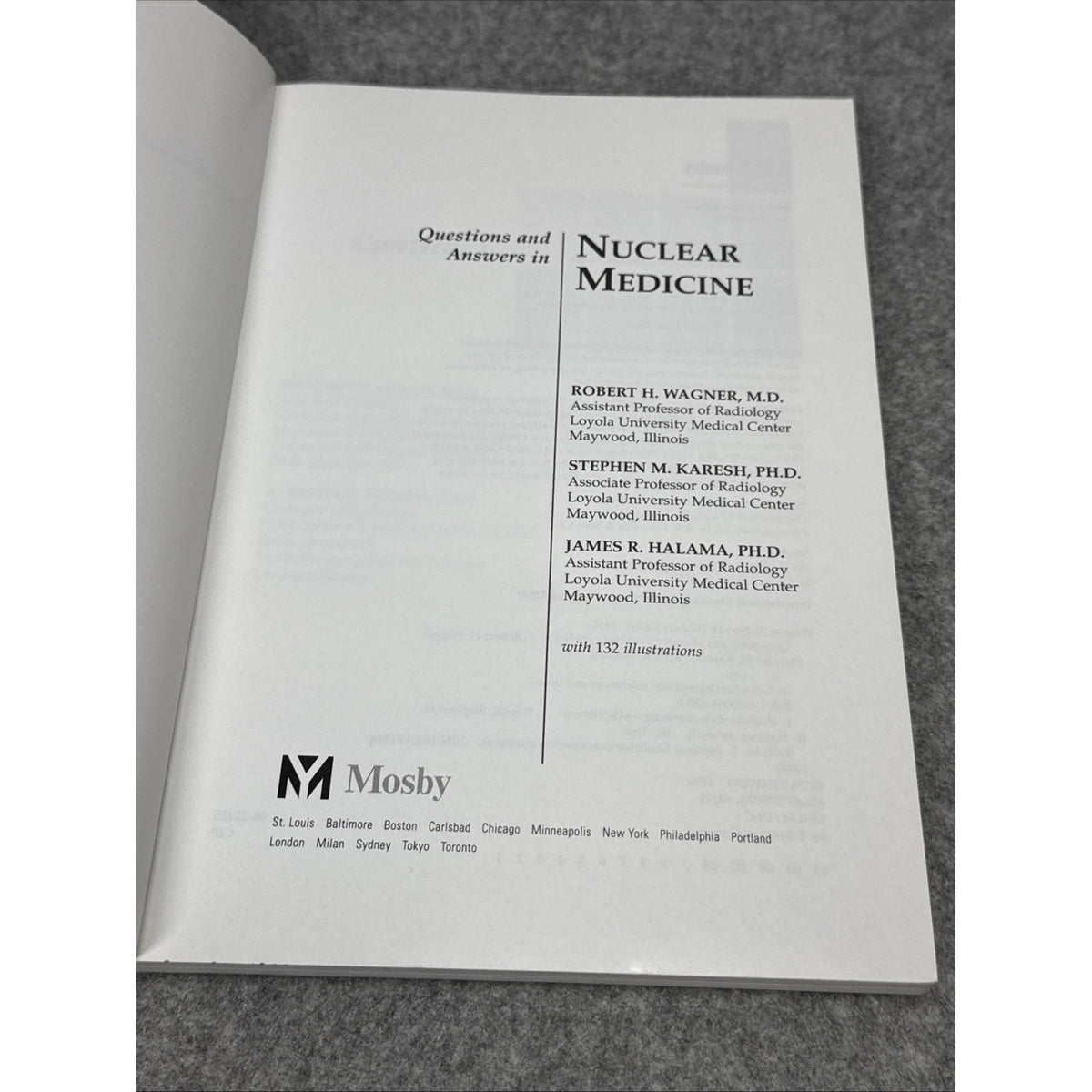 Questions and Answers in Nuclear Medicine by Stephen M. Karesh, Robert H. Wagner