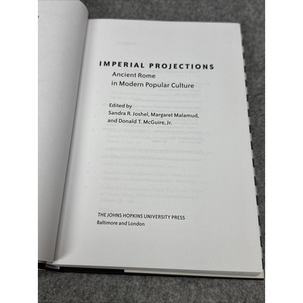 Arethusa Bks.: Imperial Projections : Ancient Rome in Modern Popular Culture by