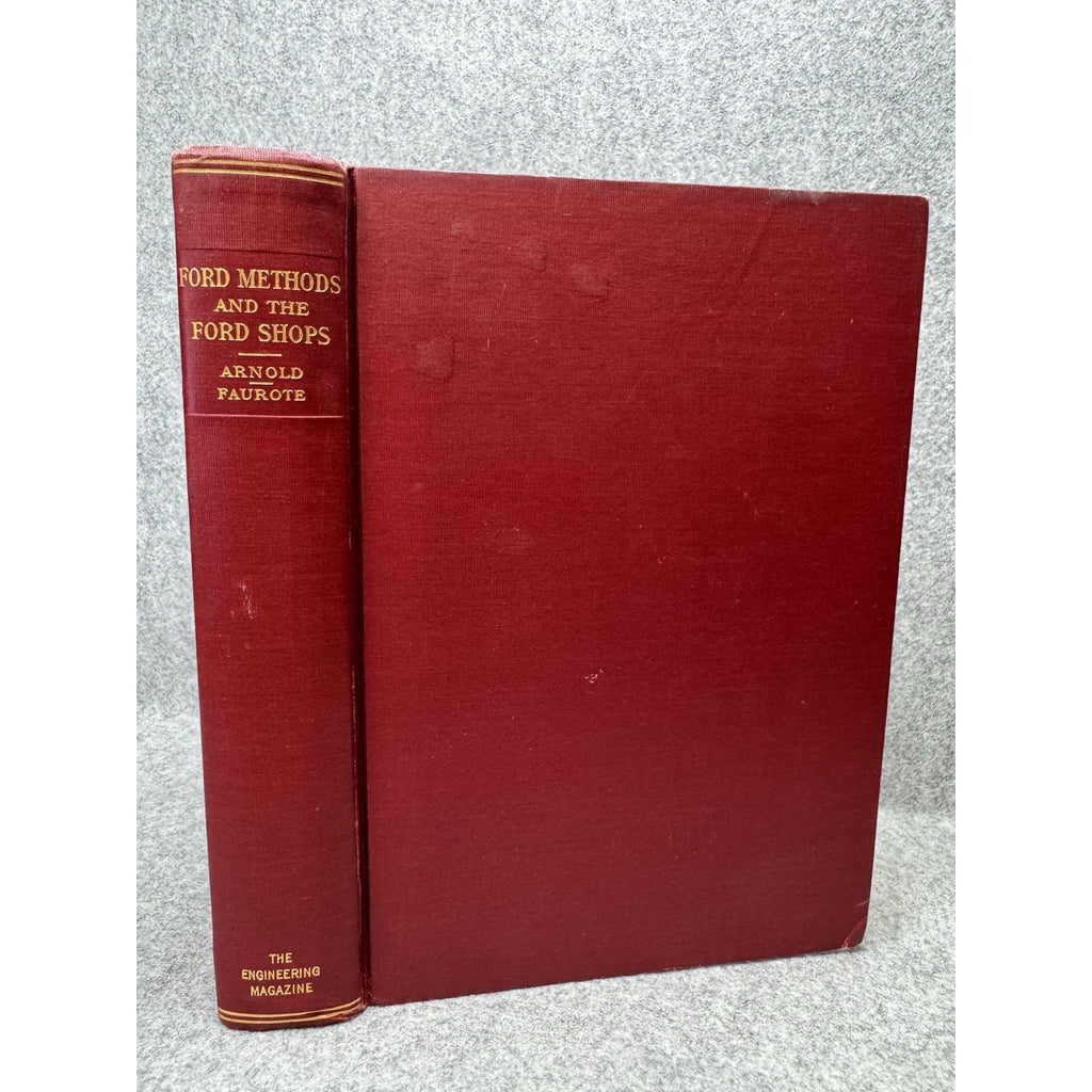 1915 Ford Methods & Ford Shops 1st Ed Henry Ford Model T Assembly Line Rare