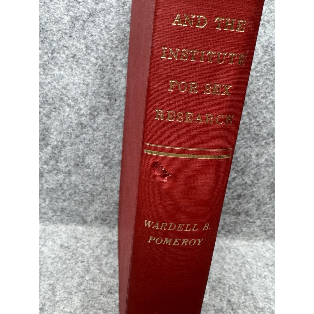 1972 Dr Kinsey Institute for Sex Research Pomeroy First Edition Hardcover