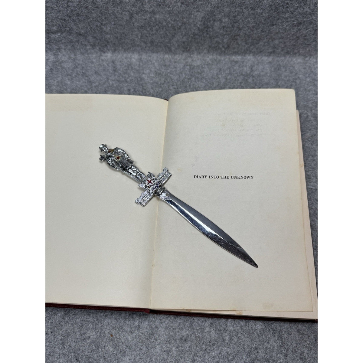 Diary Into the Unknown Whitworth 1961 1st Ed ESP Telepathy Paranormal HC