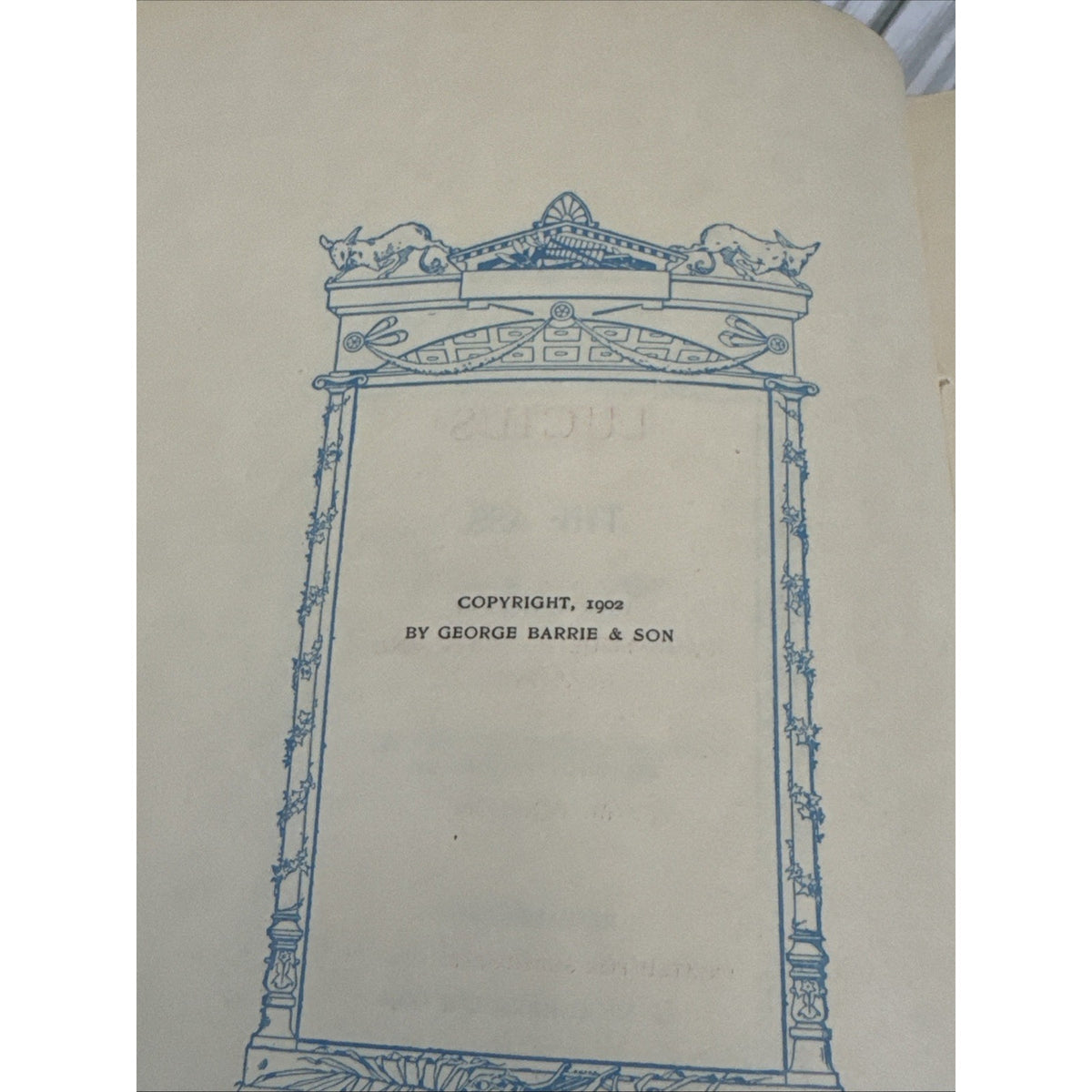 Antique Gems Greek Latin 1902 Limited Ed Vol V VI IX Barrie #432 Vellum