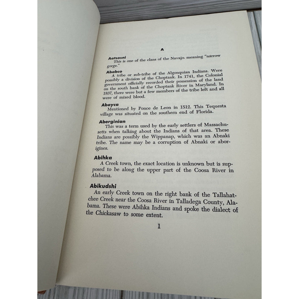 Dictionary of the American Indian Stoutenburgh 1960 HC Native American Ref