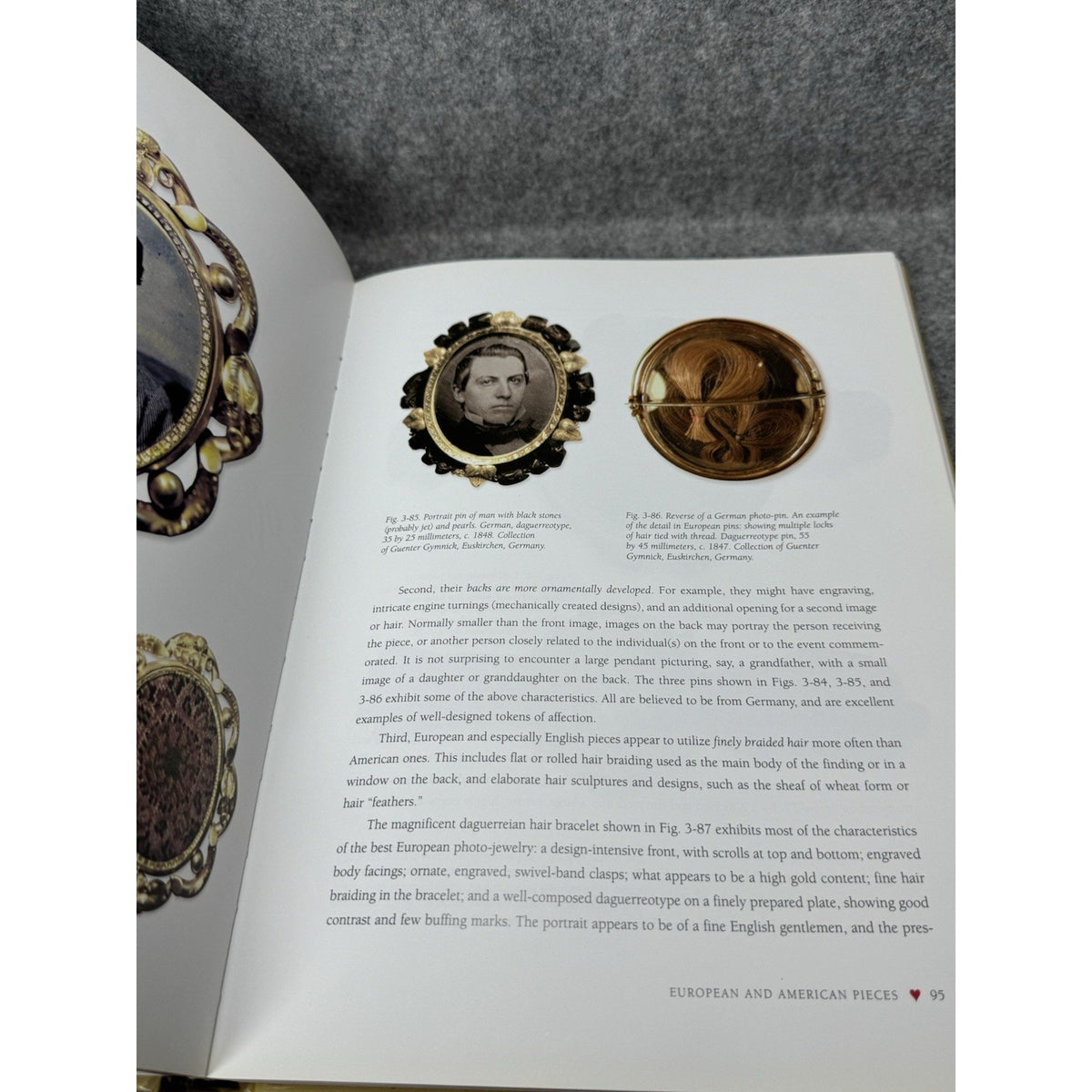 Tokens of Affection and Regard 2005 Signed 1st Ed Antique Photographic Jewelry