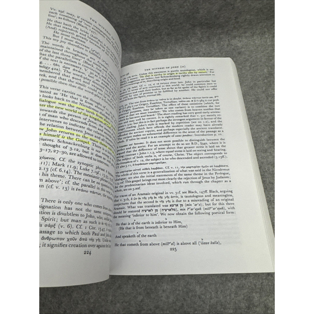 Gospel According to St John, the Paperback by Barrett (2009, Trade Paperback)