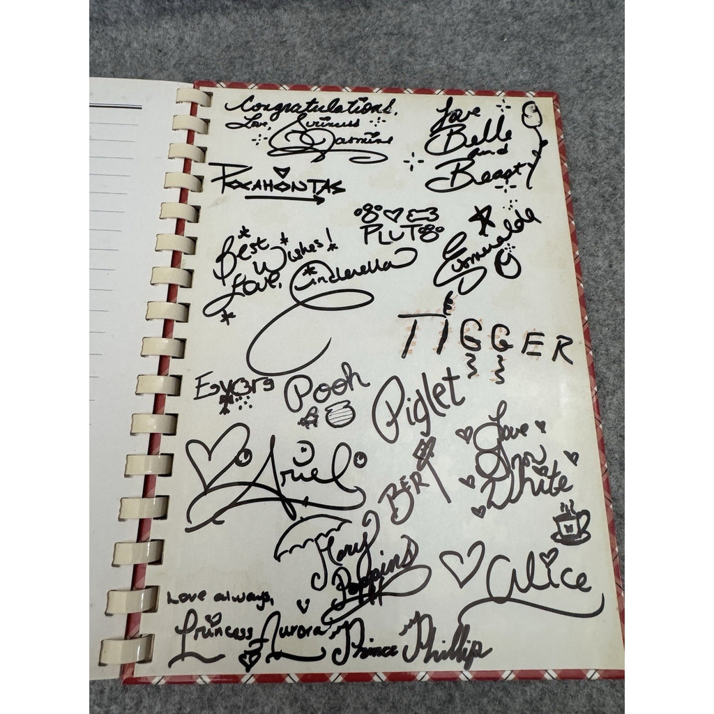 Cooking With Mickey Gourmet Cookbook Vol II Disney Signed Character Cookbook