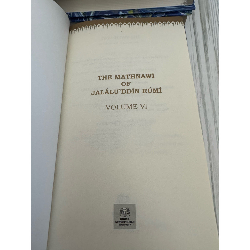 The Mathnawi of Rumi Vol II, IV, V, VI 2024 Konya HC Nicholson