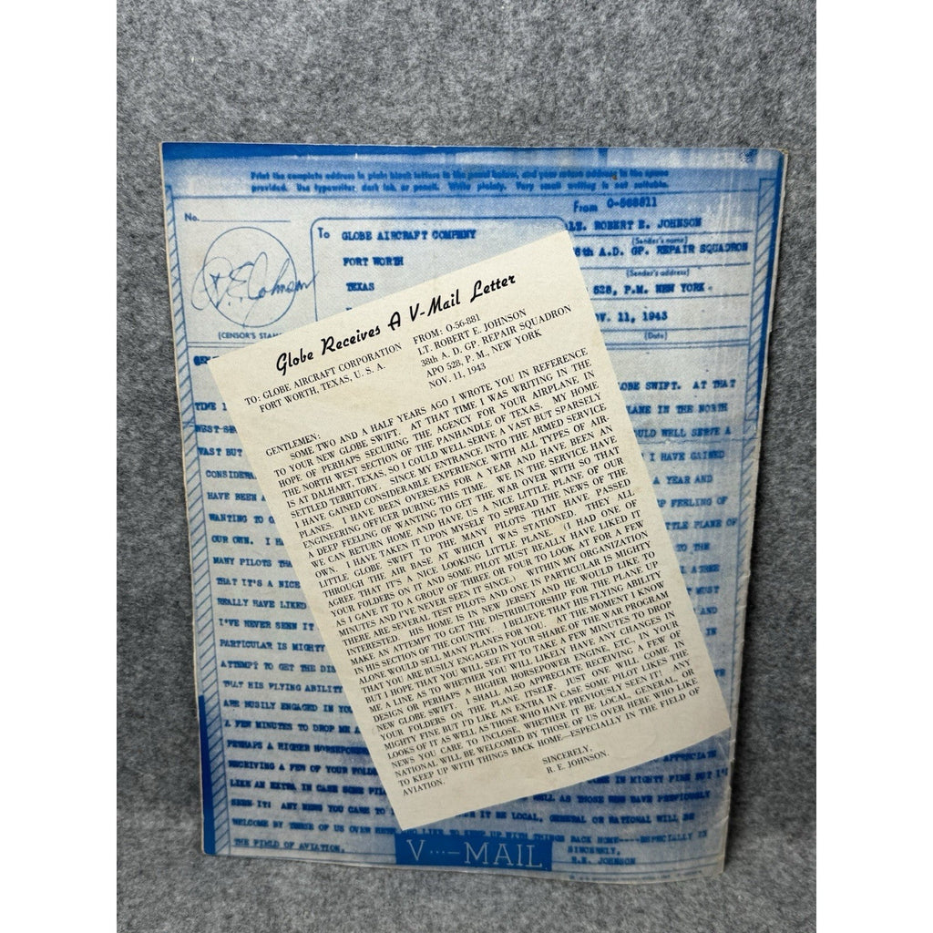 1943 Globe Beam December WWII Aircraft Magazine AT-10 Christmas Fort Worth.