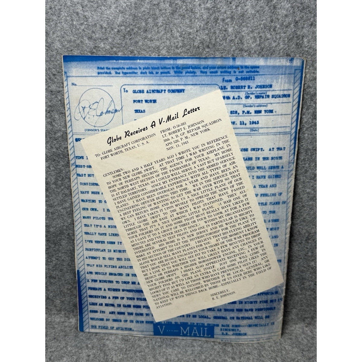 1943 Globe Beam December WWII Aircraft Magazine AT-10 Christmas Fort Worth.