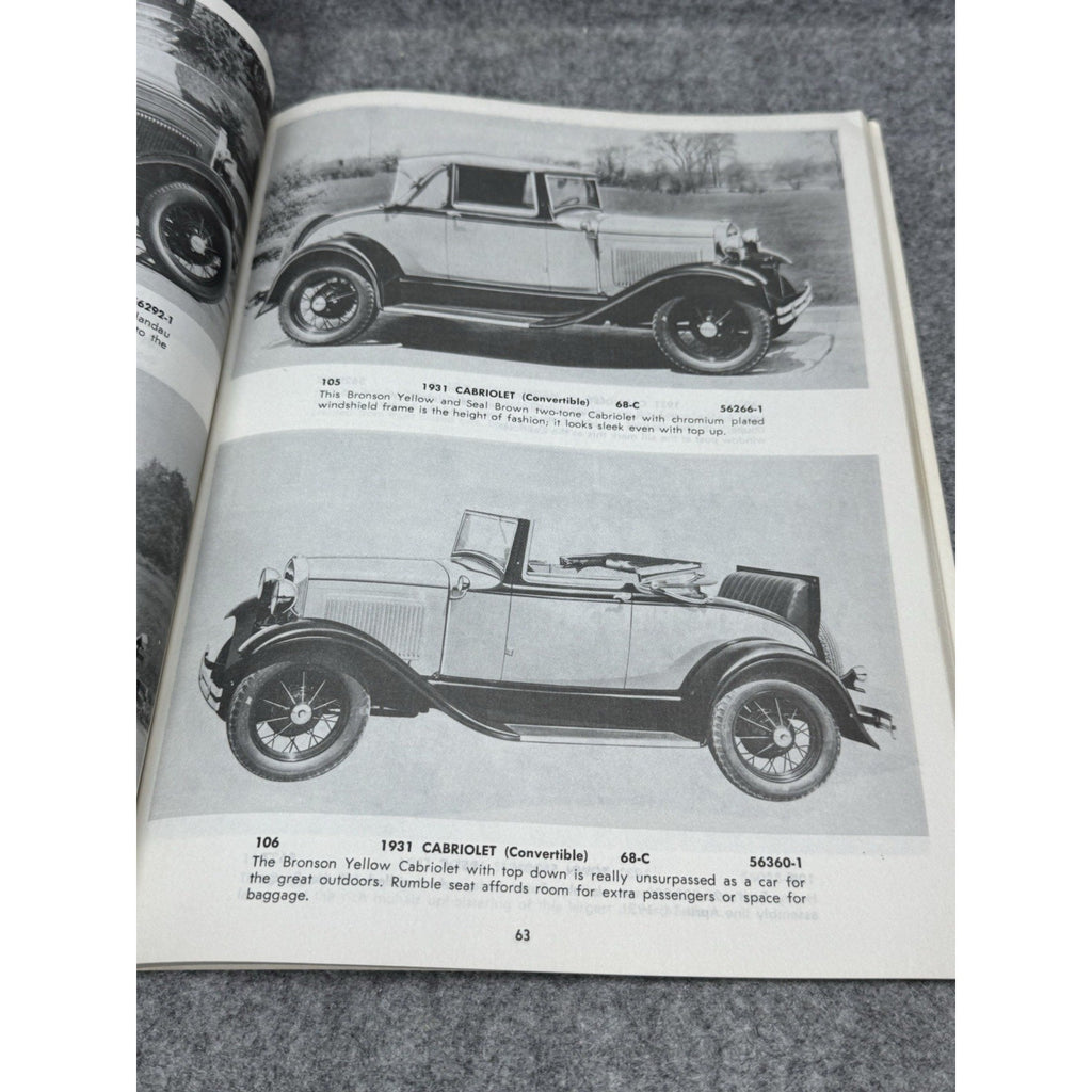 1974 Ford Model A Album Clymer Henry 1928-1931 Cars Trucks Pictorial