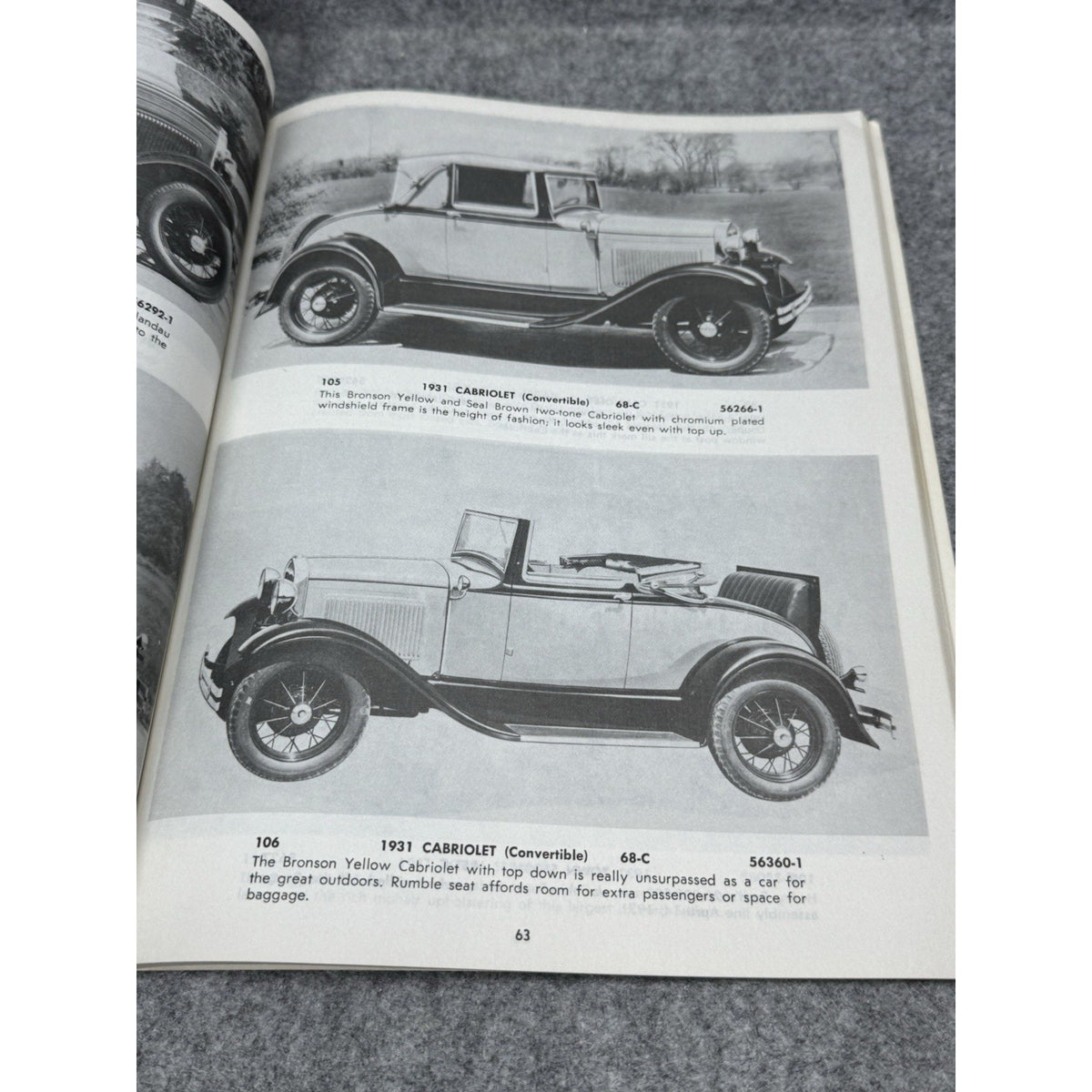 1974 Ford Model A Album Clymer Henry 1928-1931 Cars Trucks Pictorial