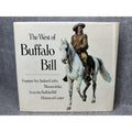 1974 The West of Buffalo Bill Frontier Art Indian Crafts Hardcover DJ Abrams