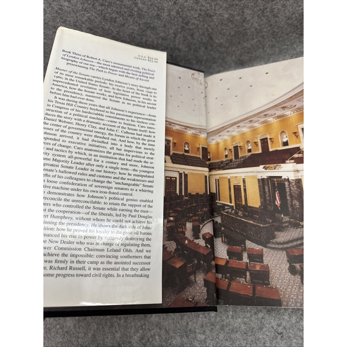Years of Lyndon Johnson: Master of the Senate Robert A. Caro First Edition 2002