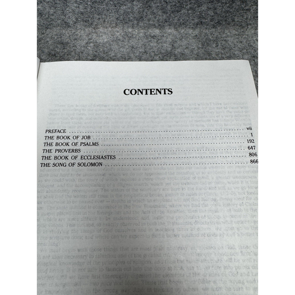 2025 Matthew Henry’s Commentary Vol 3 Job to Song of Solomon Hardcover