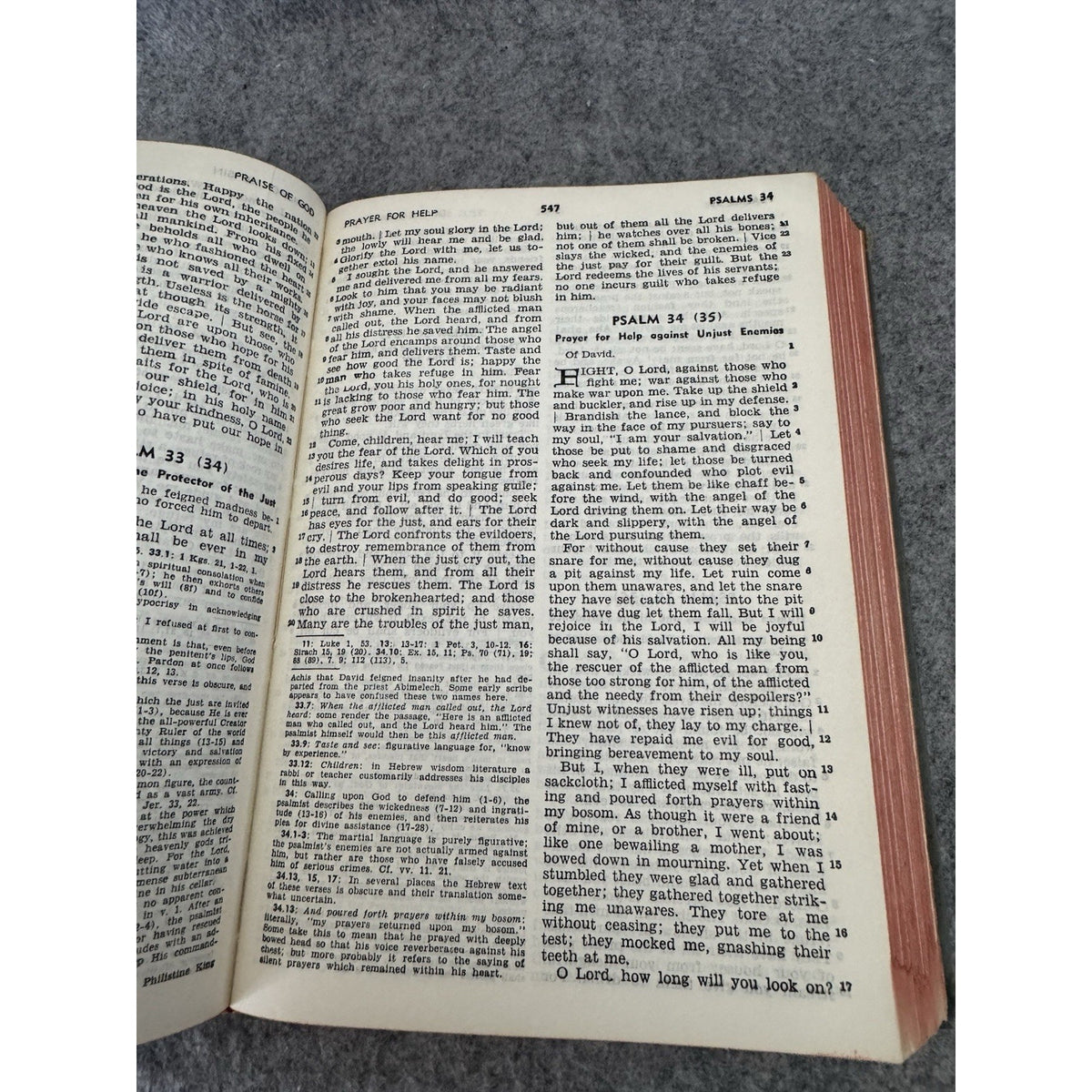 Vintage Confraternity Version Holy Bible Benziger Brothers Catholic HC
