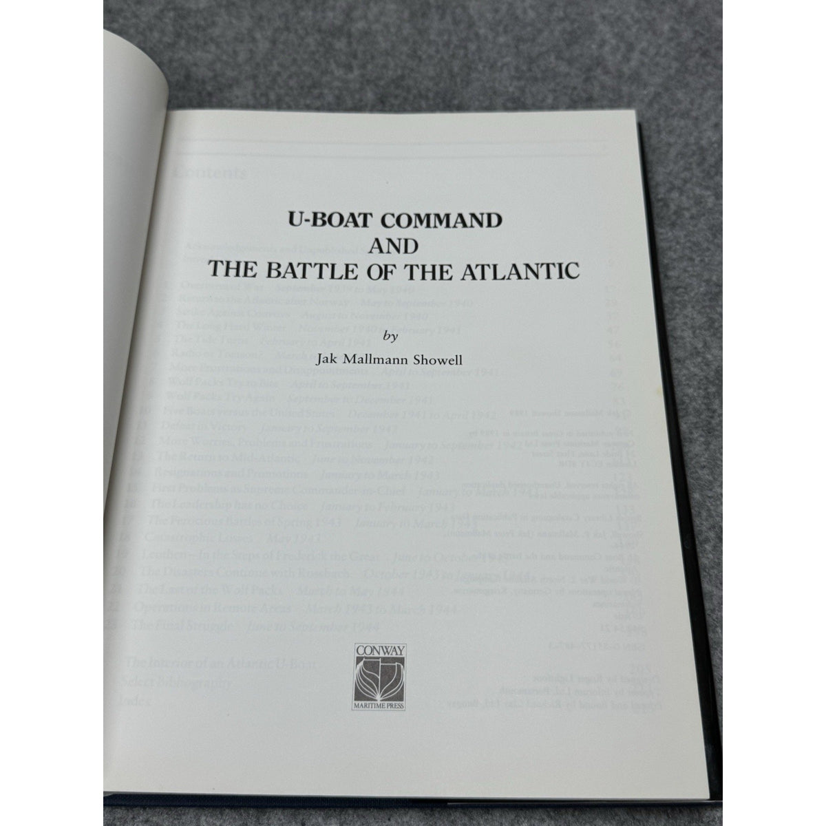 WWII U-Boat Command Signed U-505 Hans Goebeler Ernst Schmidt 1st Edition