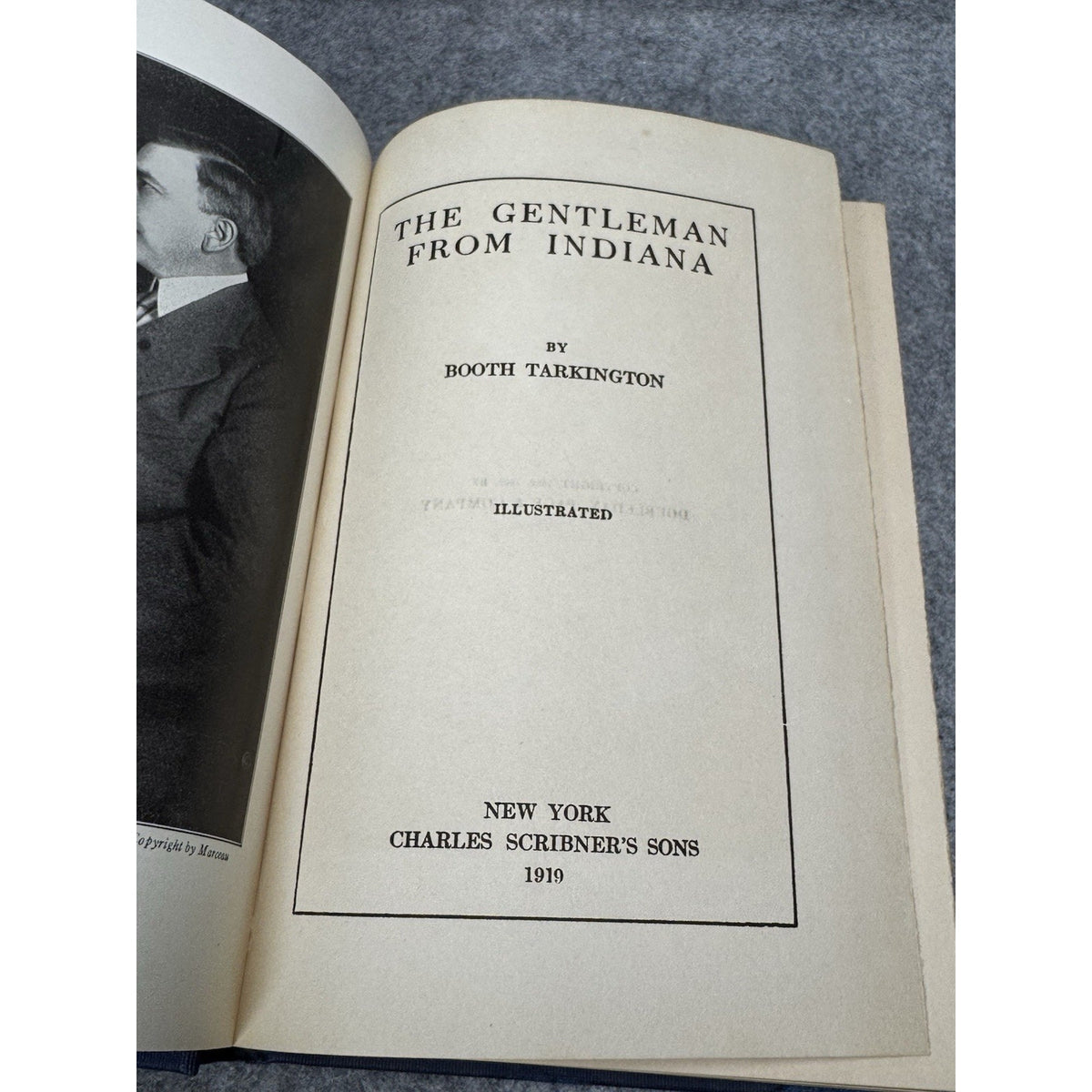 1919 The Gentleman from Indiana Booth Tarkington Illustrated Hardcover