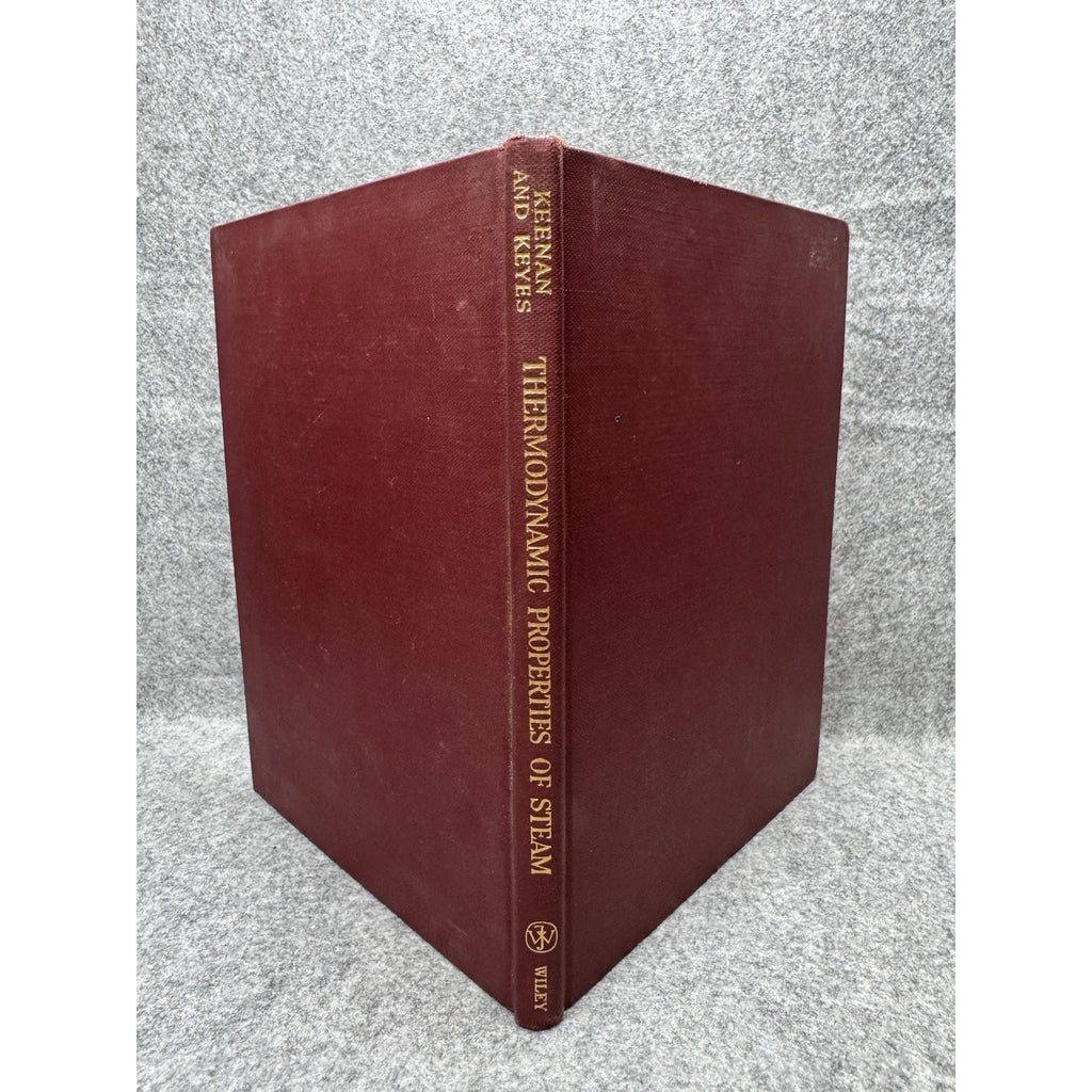 1961 Thermodynamic Properties of Steam Keenan Keyes HC Steam Chart MIT
