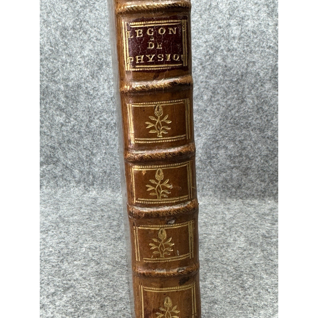 1742 Roger Cotes Experimental Physics 1st French Ed Newton 6 Plates Leather