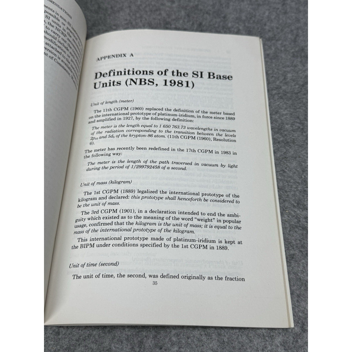1985 SI Units Radiation Protection Measurements NCRP Report No. 82 Nuclear