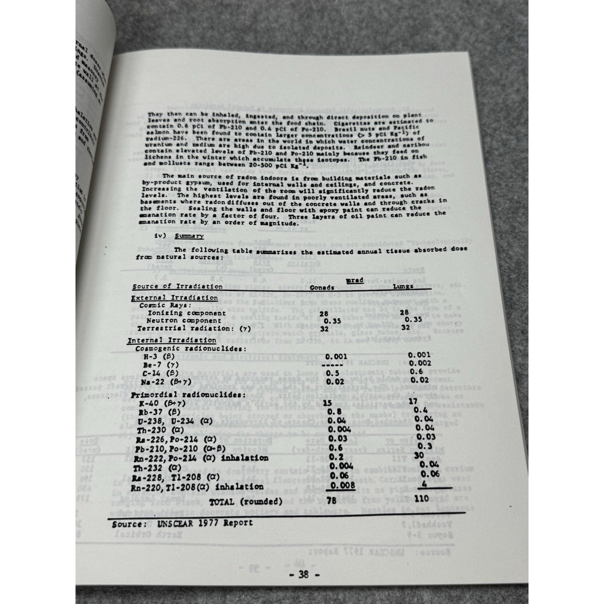 Vintage c1992 Radiation Safety Training Manual Nuclear Lab Health Physics