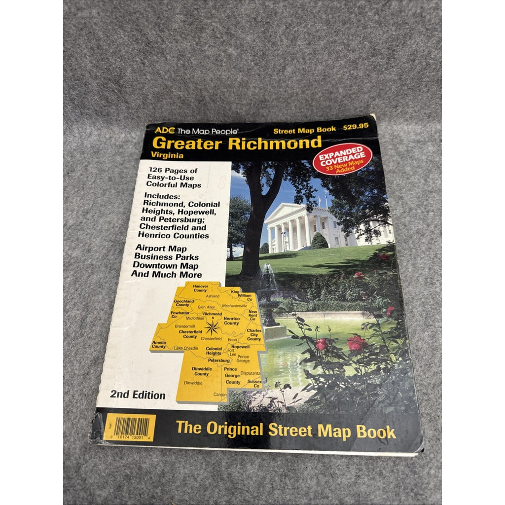 Greater Richmond Area Atlas : Virginia by the Map People Staff ADC (Other)
