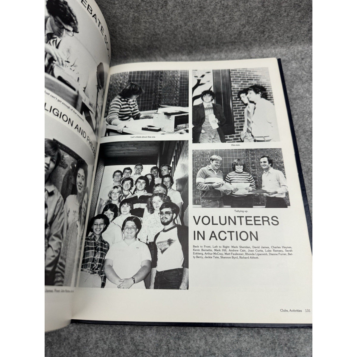 1982 Yellow Jacket Randolph-Macon College Ashland VA Yearbook HC