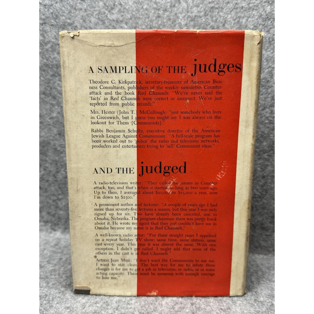 The Judges and the Judged Merle Miller 1952 First Edition Red Scare ACLU