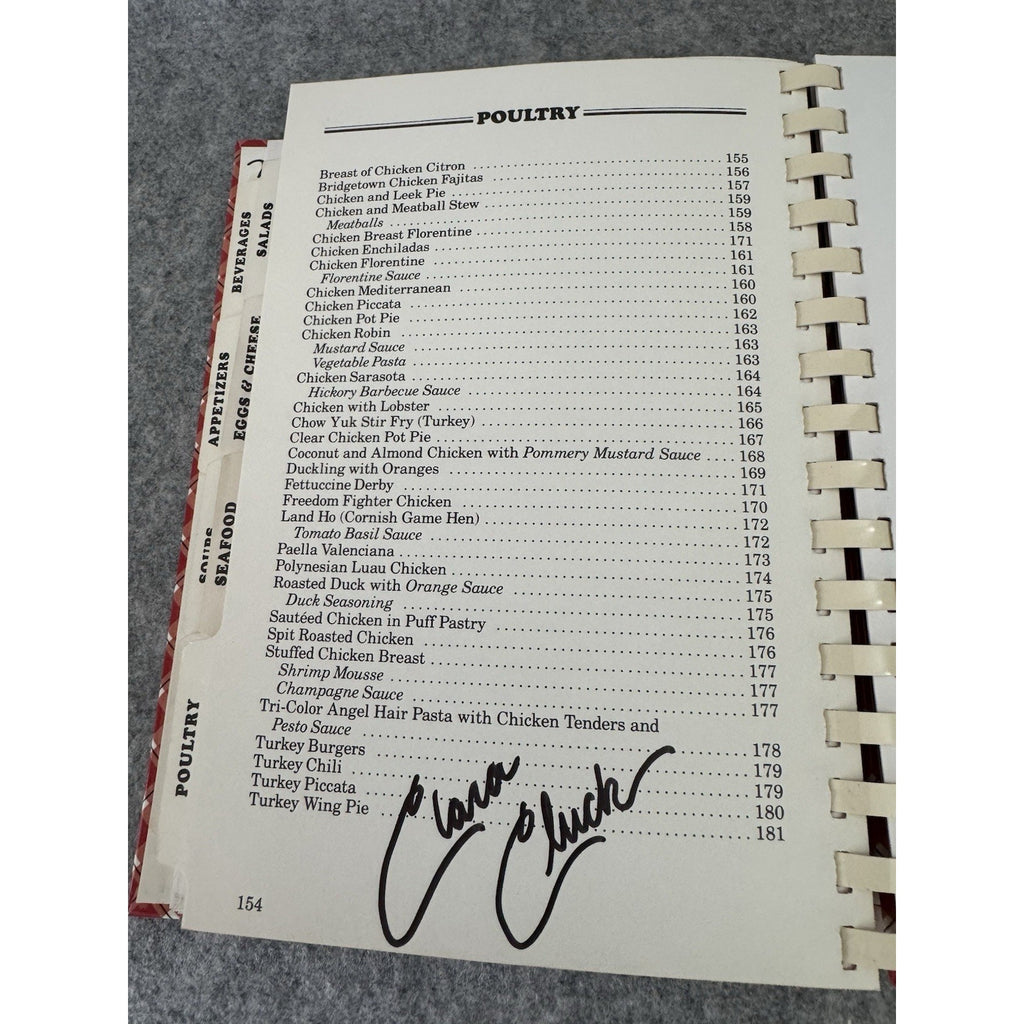 Cooking With Mickey Gourmet Cookbook Vol II Disney Signed Character Cookbook