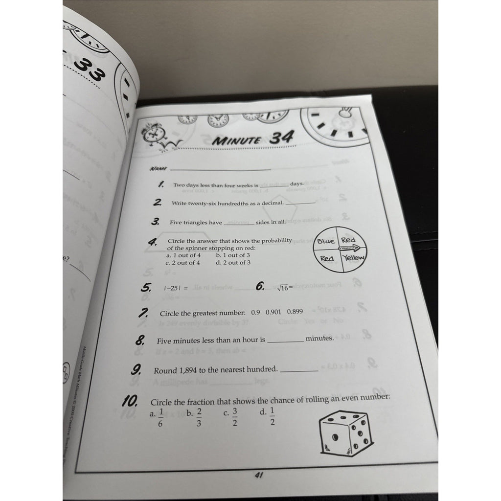 Middle-Grade Math Minutes: One Hundred Minutes to Better Basic Skills, Stoffel,