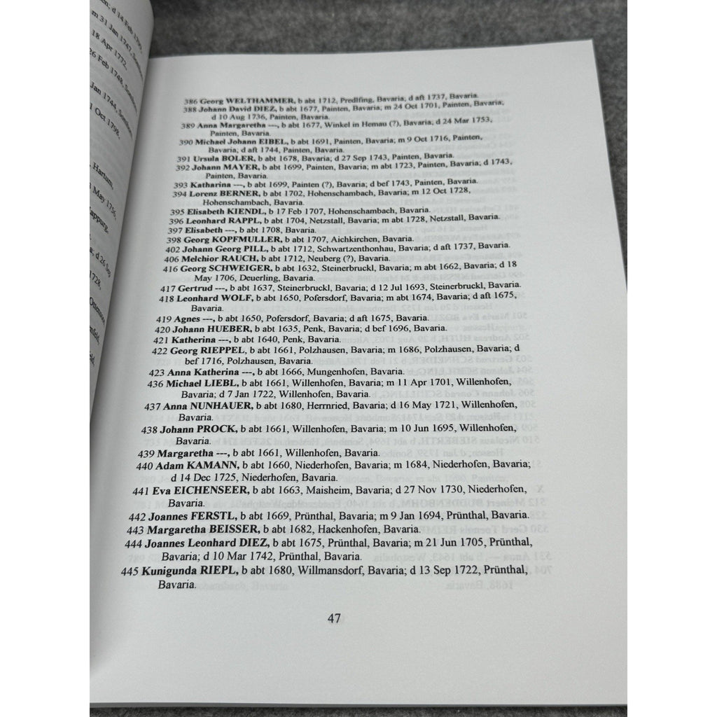 Ahnentafels Ancestral Charts German Heritage Genealogy Vol 1 2001 1st Ed