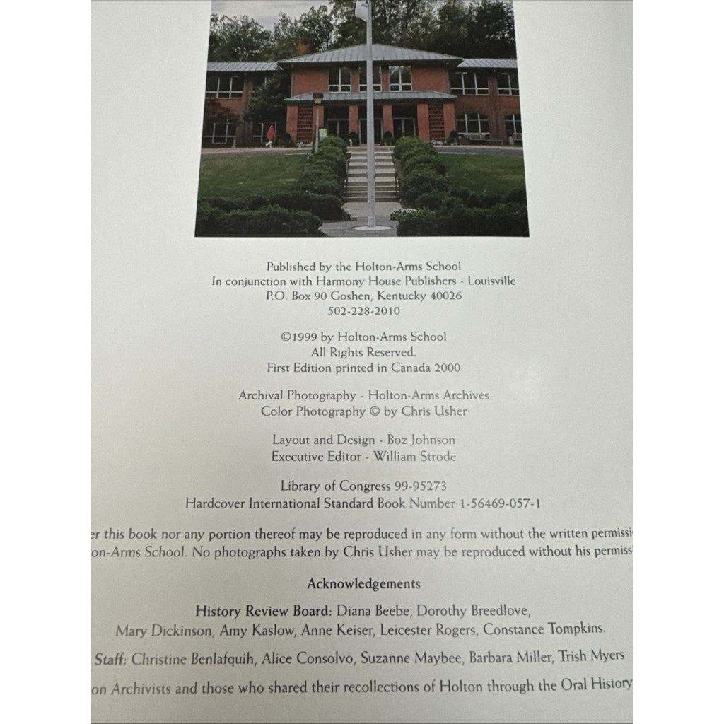 The open door: Celebrating the first hundred years of the Holton-Arms School