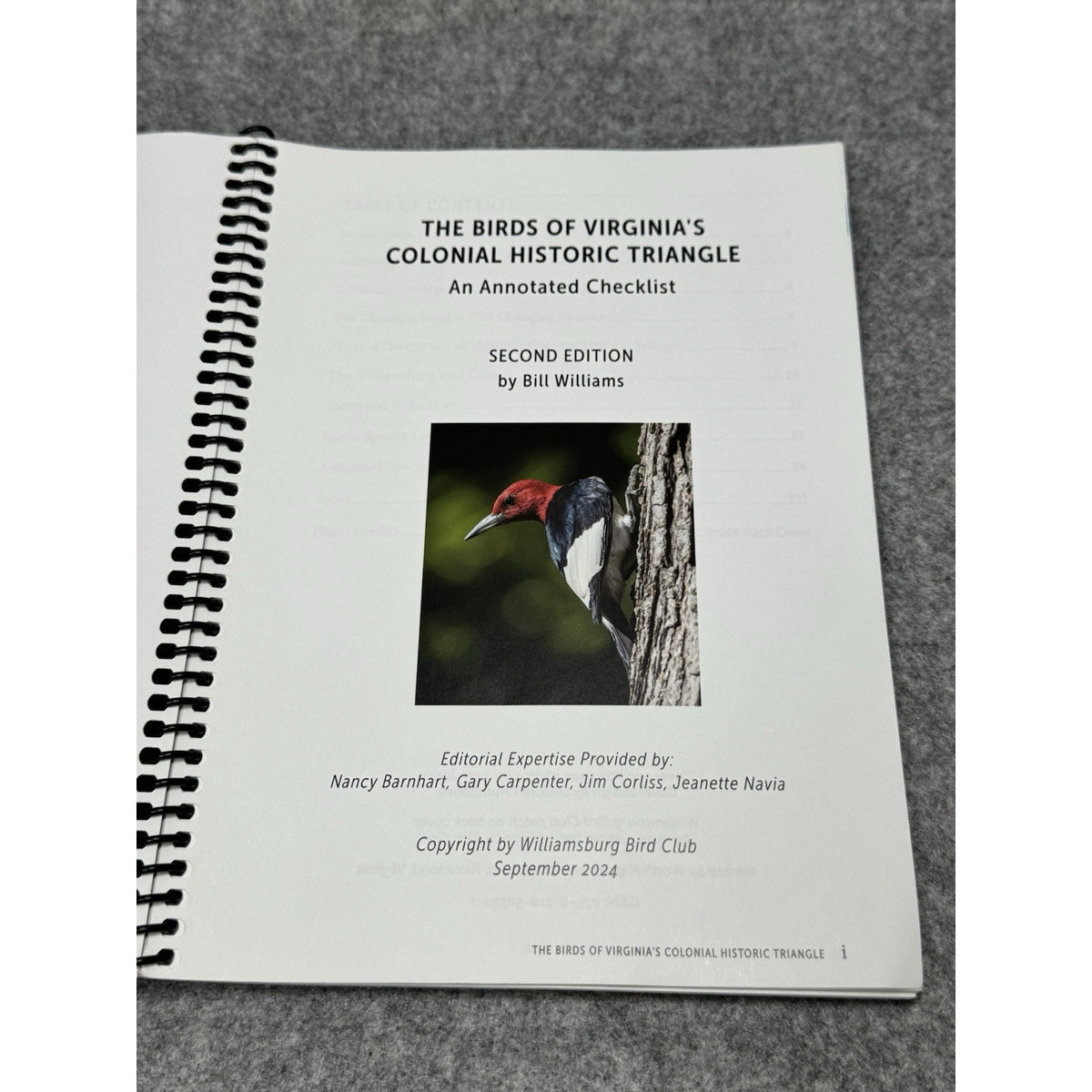 2024 Birds of Virginia Colonial Historic Triangle Bill Williams 2nd Edition