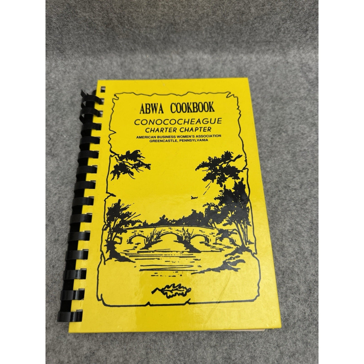 1992 ABWA Conococheague Chapter Cookbook Spiral Hardcover Greencastle PA